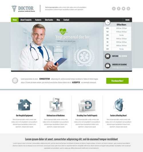 Doctor Universal Business Theme