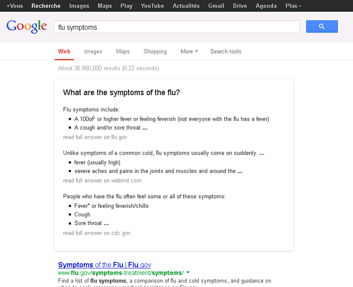  | Google répond aux questions d’ordre médicale dans les SERPs