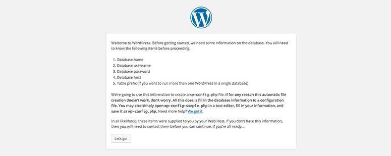 Installez WordPress manuellement